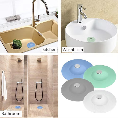2 Pcs Flex Drain Stor Hair Catcher