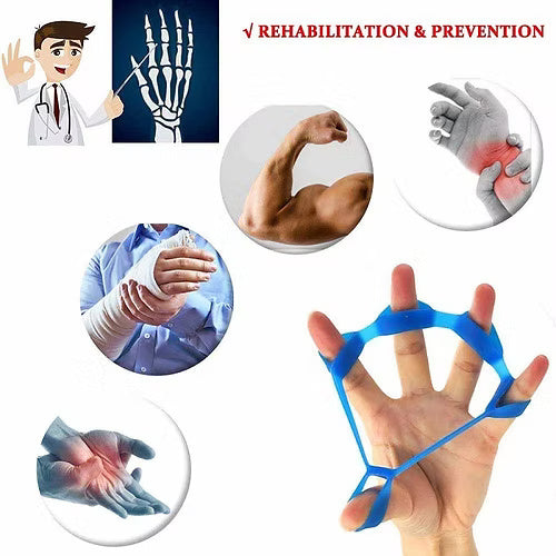 3 Pcs Silicone Finger Strength Exerciser