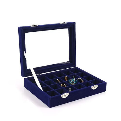 24 Grid Jewellery Organiser (Random Colour)