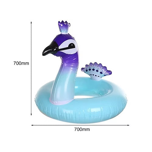 Peacock Kids Swimming Ring Seat Boat