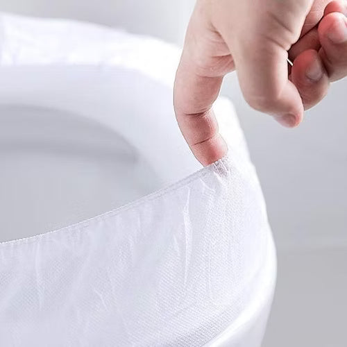 10 Pcs Disposable Non-woven Fabric Travel Toilet Seat Cover