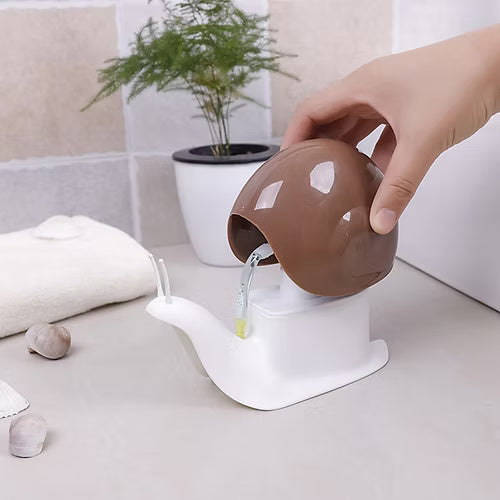 Snail-Shape Liquid Soap Dispenser (Random Colour)