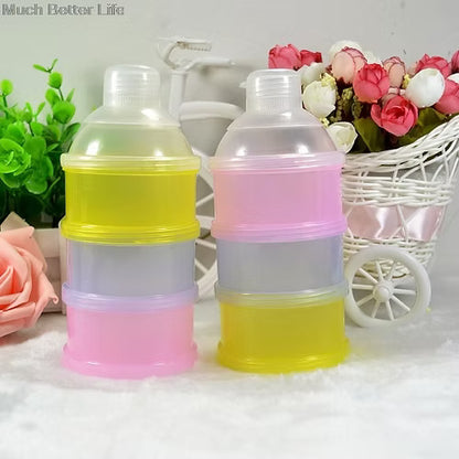 Colorful Portable Baby Milk Powder Container (Random)