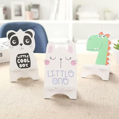 MDF Mobile Cartoon Character Mobile Holder (Random)