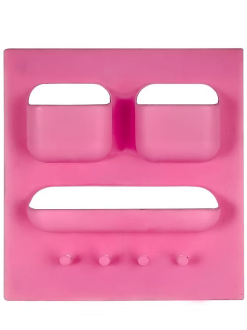 4 in 1 Multi Purpose Wall Mount Storage Rack (Random Colors)