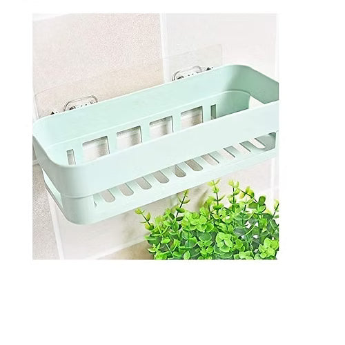 2 Pcs Kitchen Shelf Storage Rack With Sticker (Random)