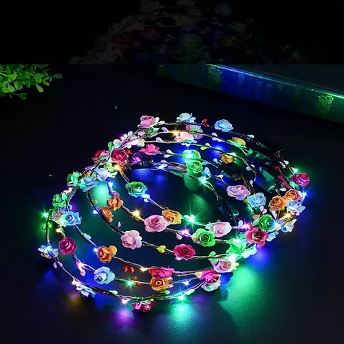 LED Tiara Small (Flowers)