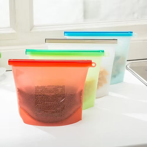 Silicone Fridge Bag (Random Color)
