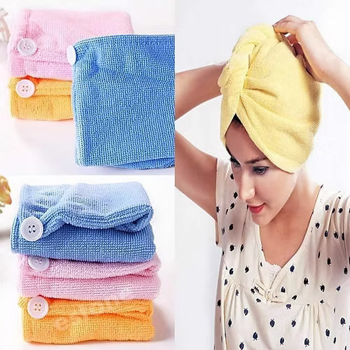 Hair Wrap Towel (Random Color)