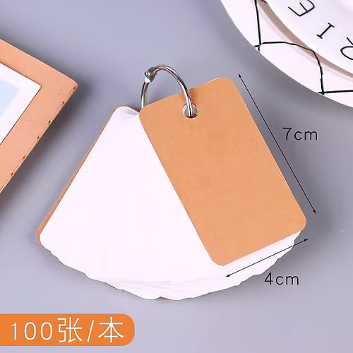 100 Pcs Note Card