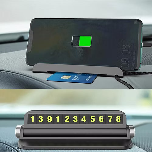 Car Parking No Plate With Mobile Stand (Random Colour)