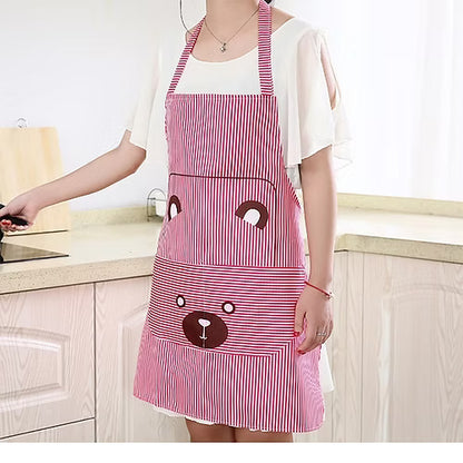 Bear Print Apron