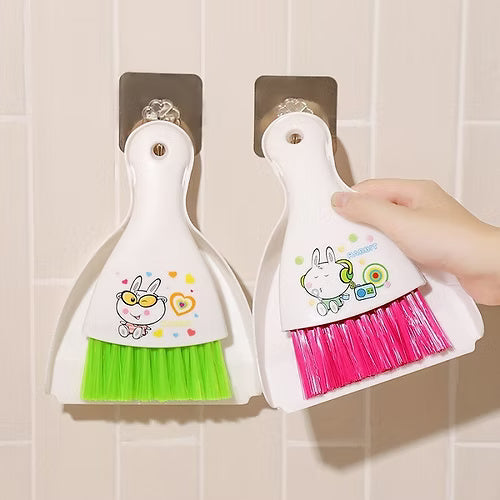 Mini Printed Dust Pan and Brush