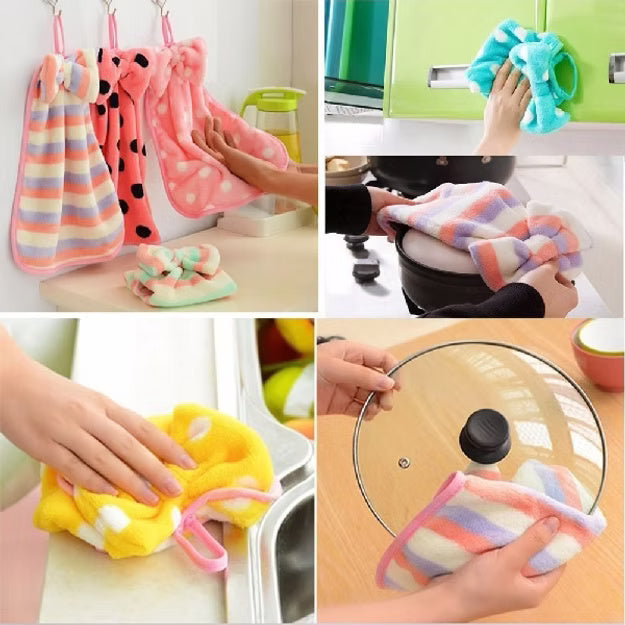 Bow Hand Towel (Pack Of 2)