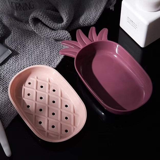 Pineapple Shaped Soap Box (Random Colors)