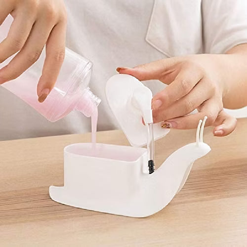 Snail-Shape Liquid Soap Dispenser (Random Colour)