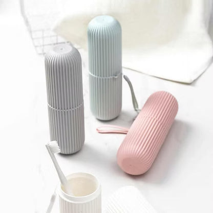 Portable toothbrush & toothpaste holder Storage box (Random) - Pack of 2 Pcs
