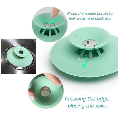 2 Pcs Flex Drain Stor Hair Catcher