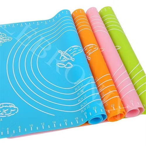 Silicone Baking Sheet And Fondant Rolling Mat (Random)