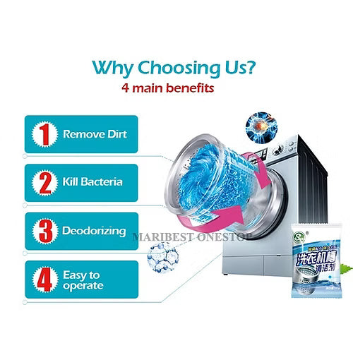 Washing Machine Drum Cleaner Powder 450 gms