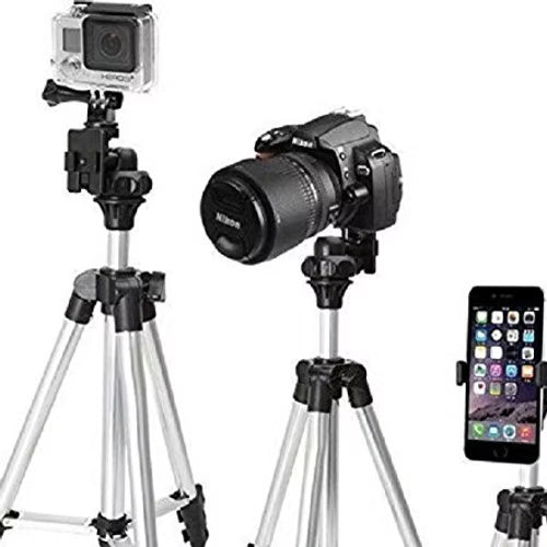 330 A Professional Lightweight Aluminium Portable Tripod Stand 3 Way Head