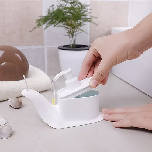 Snail-Shape Liquid Soap Dispenser (Random Colour)