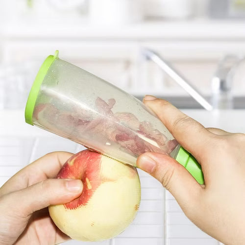Peeler with Container