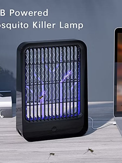 Portable Electric USB Killer Mosquito Lamp UV LED Light, Indoor Outdoor