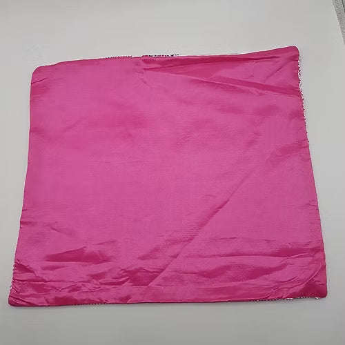 Pink Butterfly Print Colour Changing Pillow Cover