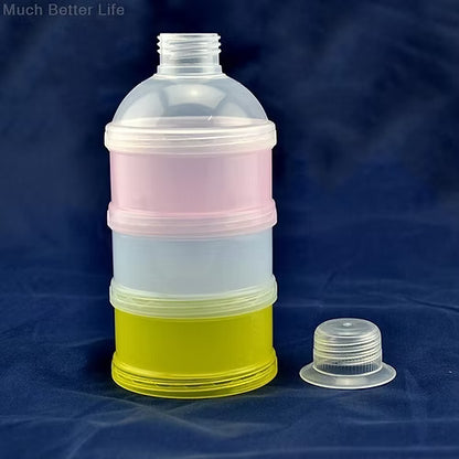 Colorful Portable Baby Milk Powder Container (Random)