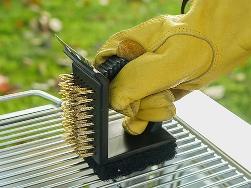3 in 1 BBQ Cleaning Grill Brush and Scraper