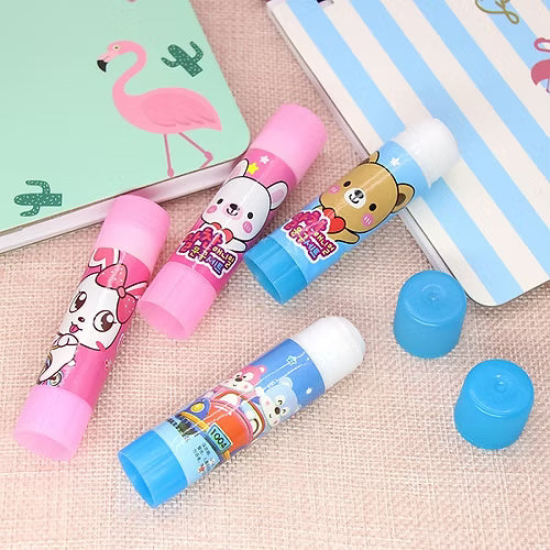 Cartoon Print Glue Stick (Pack of 5)