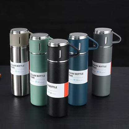 Steel Cup and Bottle Gift Set
