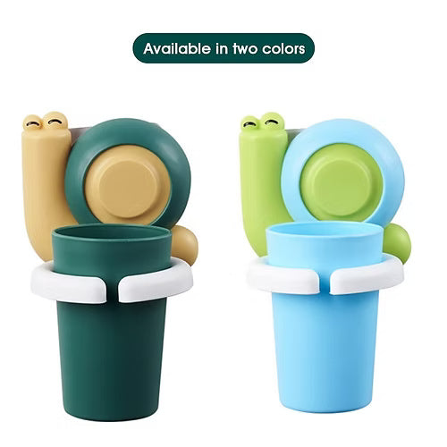 Adhesive Toothbrush Snail Holder