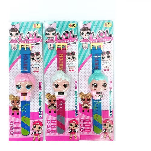 Cartoon Model Girls Watch (Random Model)