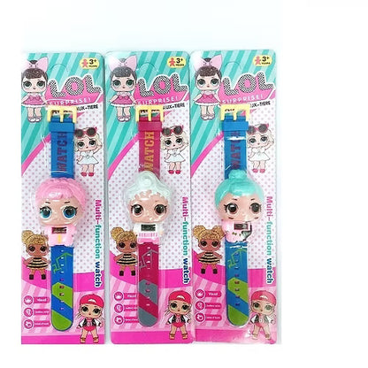 Cartoon Model Girls Watch (Random Model)