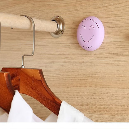 2 Pcs Cute Smiley Air Freshener (Random Colors)