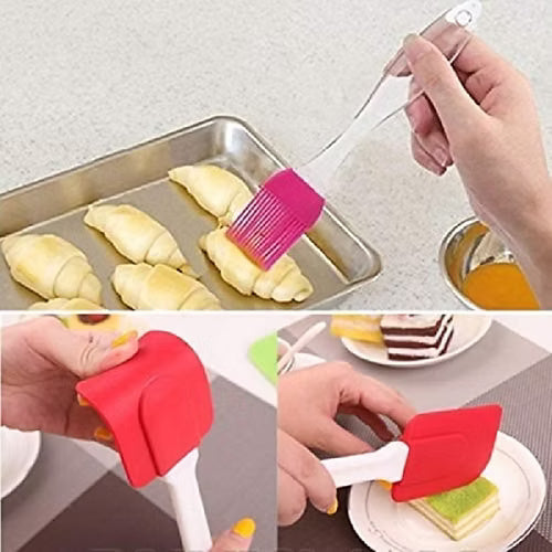 Silicone Spatula and Brush Set (Big)