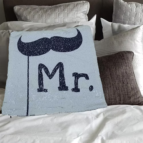 Mr. Print Colour Changing Pillow Cover