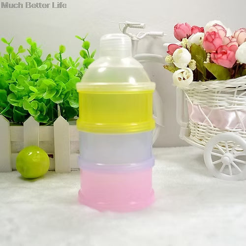 Colorful Portable Baby Milk Powder Container (Random)