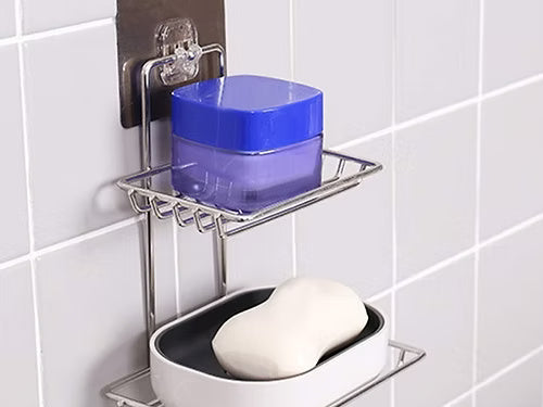 Double Layer Stainless Steel Soap Holder