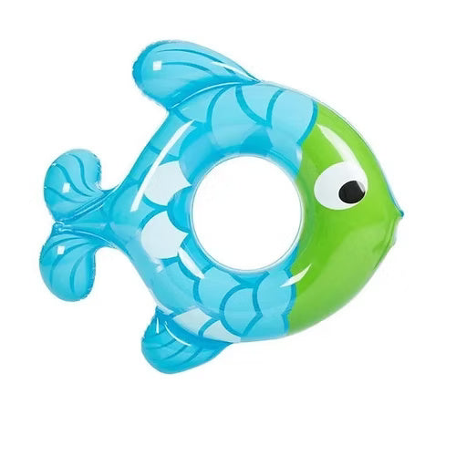 Fish Shape Kids Swimming Ring Seat Boat (Random)