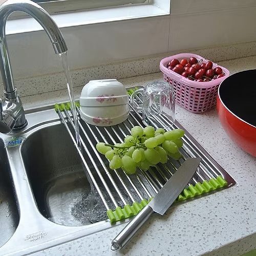 Roll Up Sink Drainer Rack
