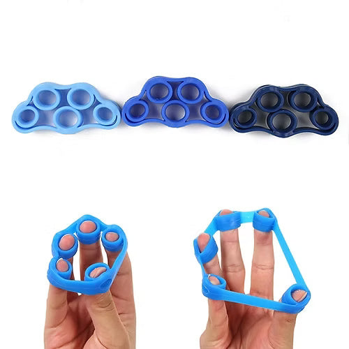3 Pcs Silicone Finger Strength Exerciser