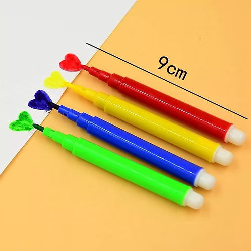 Eggshell Hand Painting (1 Plastic Egg Shell & 4 Sketch Pen)