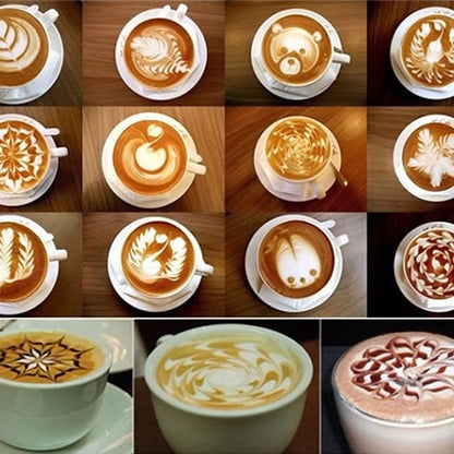 16 Pcs Coffee Stencil