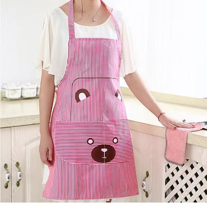Bear Print Apron