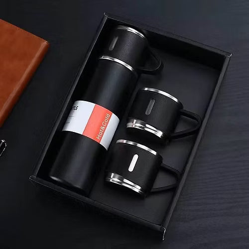 Steel Cup and Bottle Gift Set