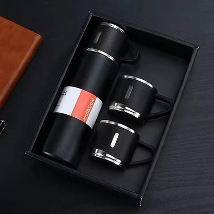 Steel Cup and Bottle Gift Set