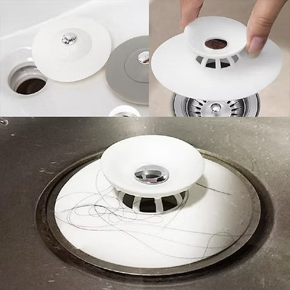 2 Pcs Flex Drain Stor Hair Catcher
